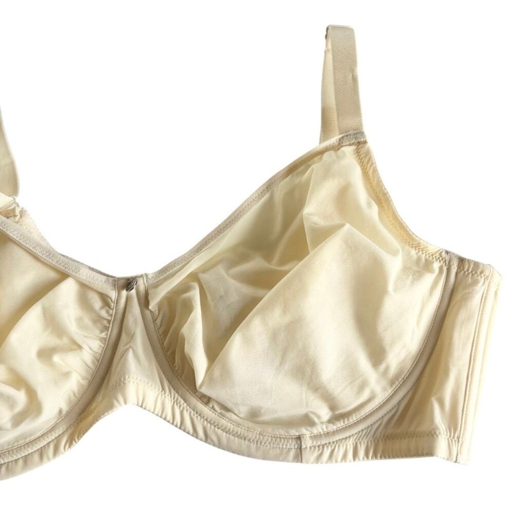 HSIA Marquita Champagne Ultimate Comfort Unlined Mesh Underwire Bra Womens 40DDD - Picture 3 of 9